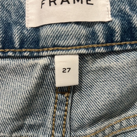 Frame Le Pixie Sylvie Slender Straight Light Wash - Picture 4 of 5